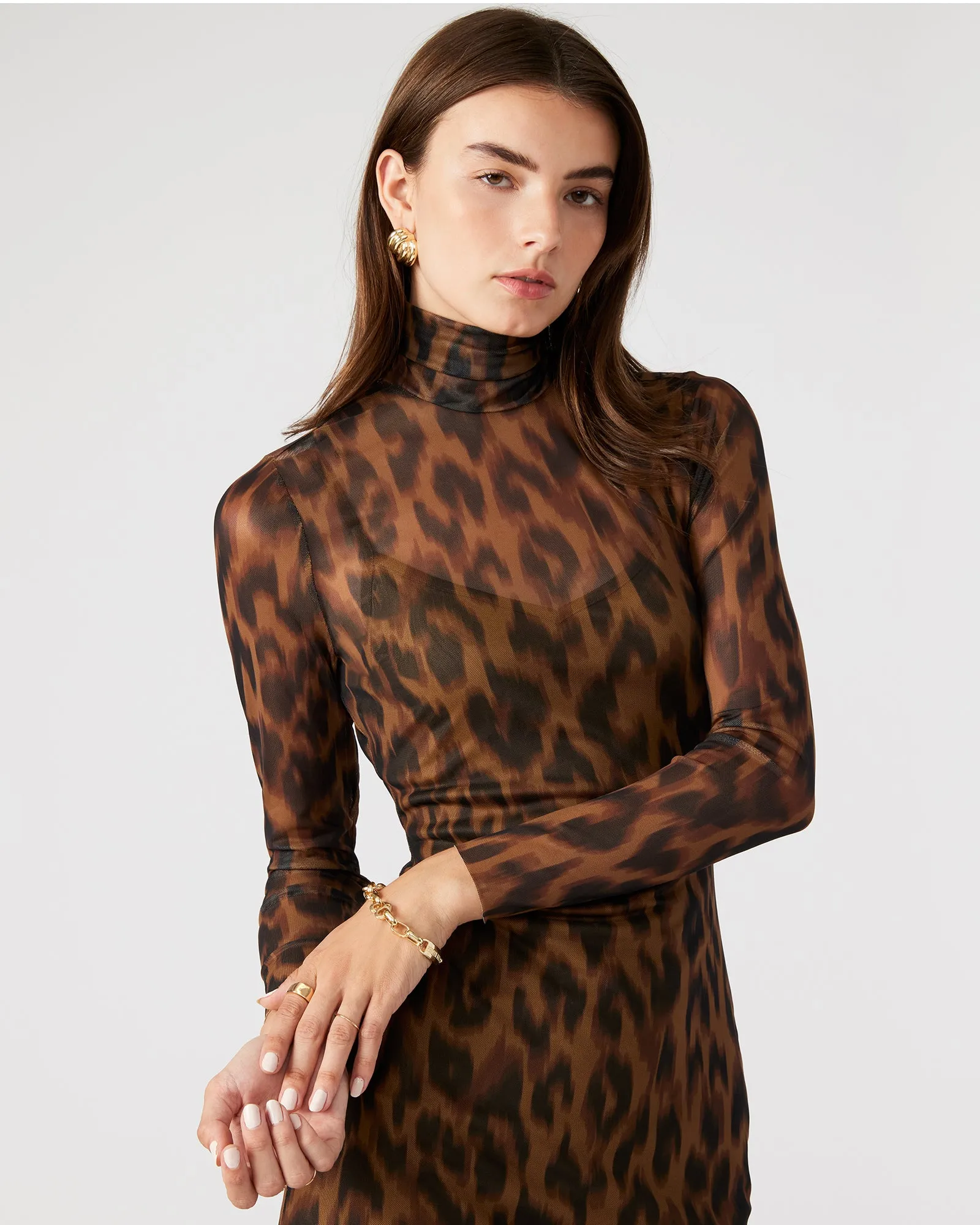 VIVIENNE DRESS LEOPARD sold by Steve Madden product image thumbnail 5