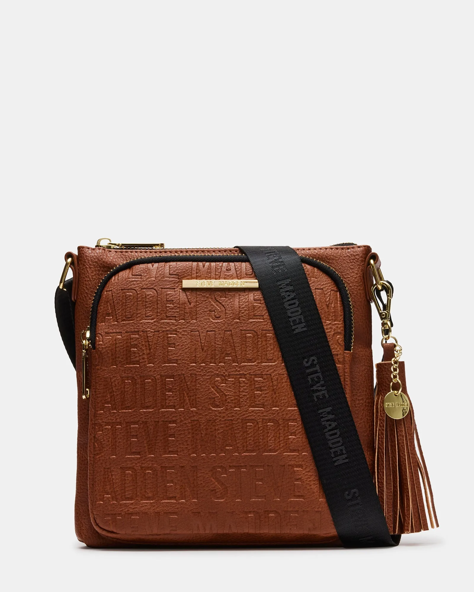 LOGO CROSSBODY COGNAC - SM REBOOTED sold by Steve Madden