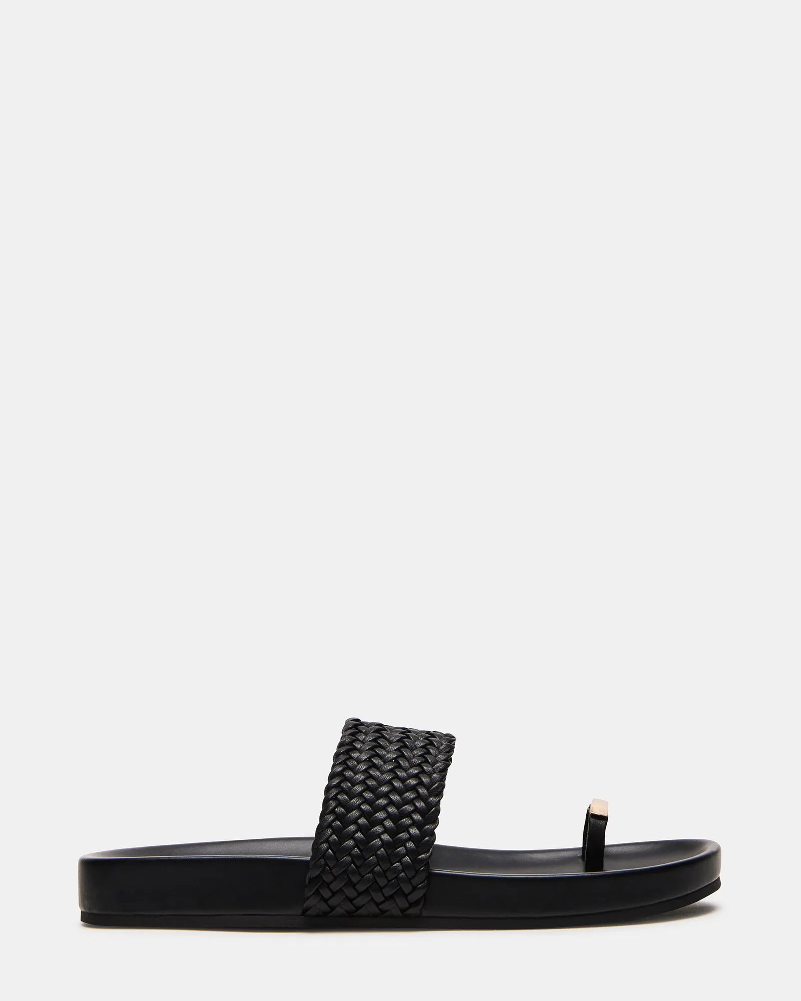 SOMONA BLACK LEATHER sold by Steve Madden