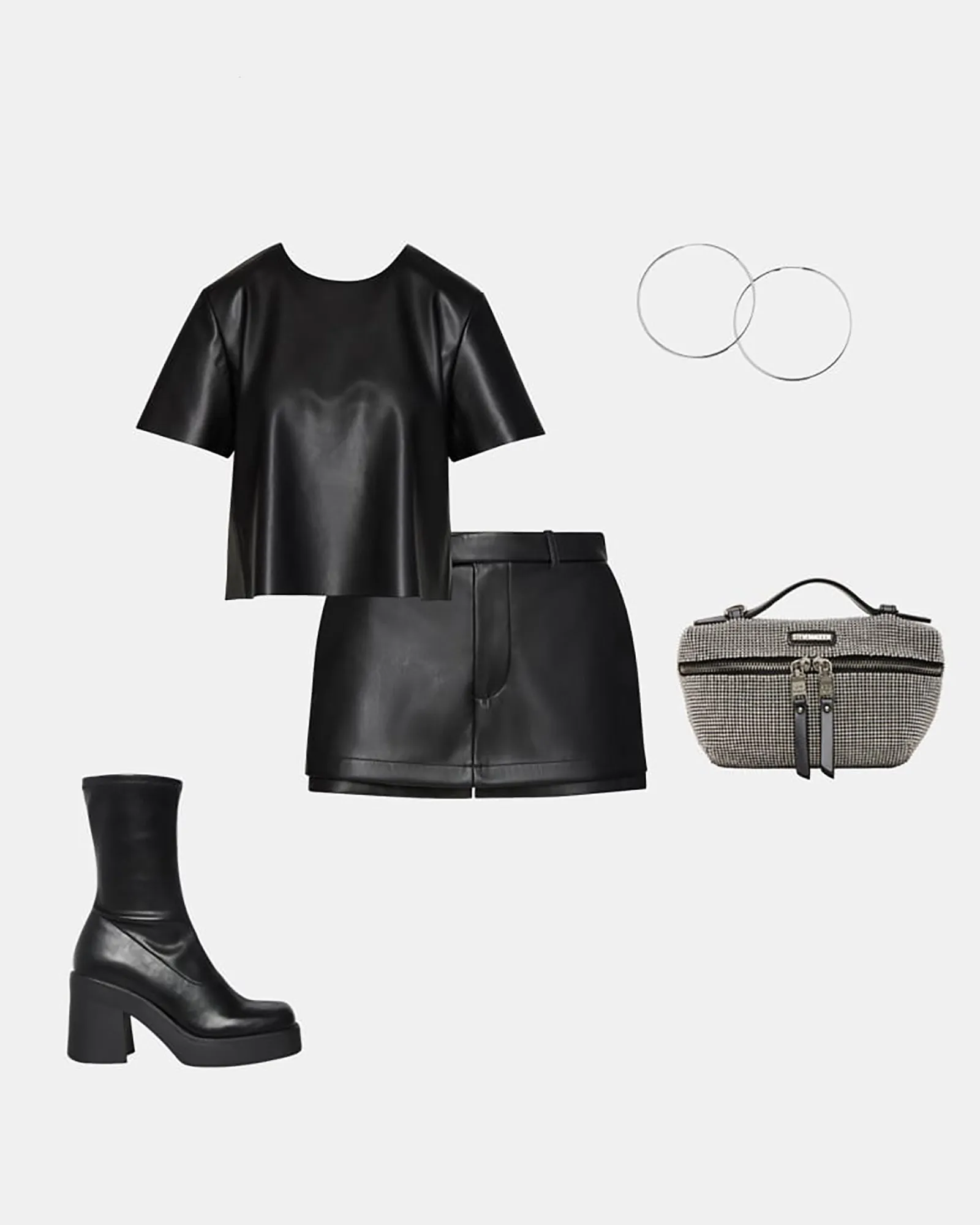 SHOP THE LOOK EZRA TOP + RODIN SKORT sold by Steve Madden