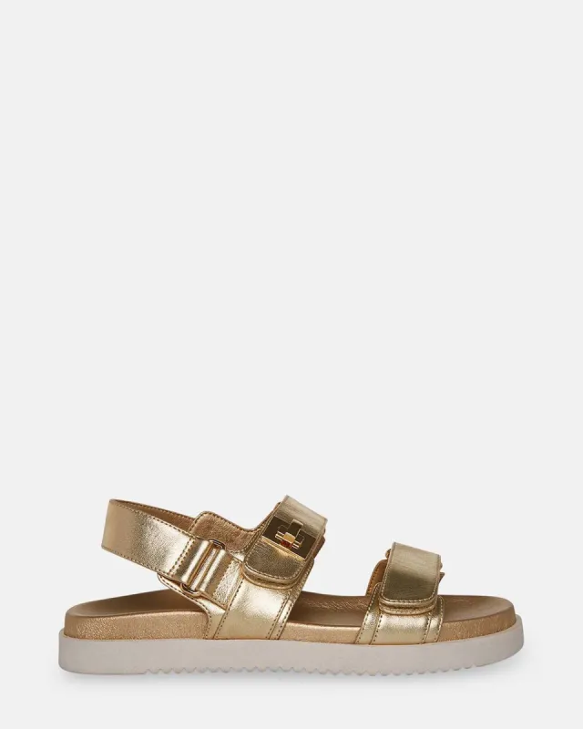 MONA GOLD LEATHER sold by Steve Madden