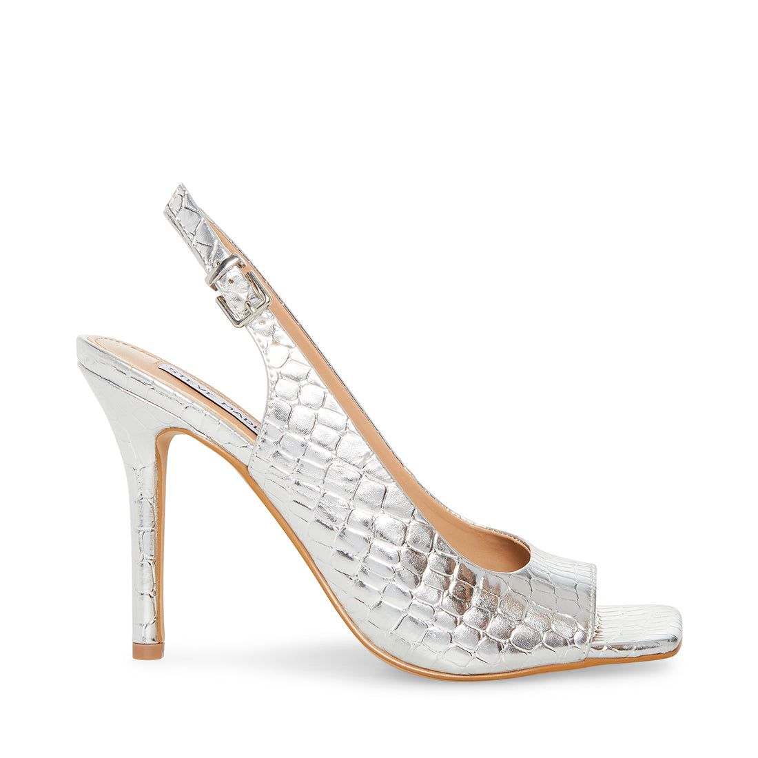 ESME SILVER CROCODILE sold by Steve Madden
