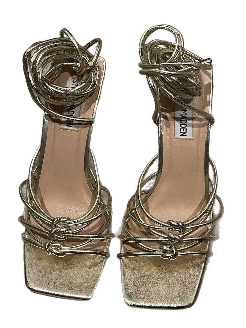 ELEGANCE GOLD SANDALS - SM REBOOTED sold by Steve Madden