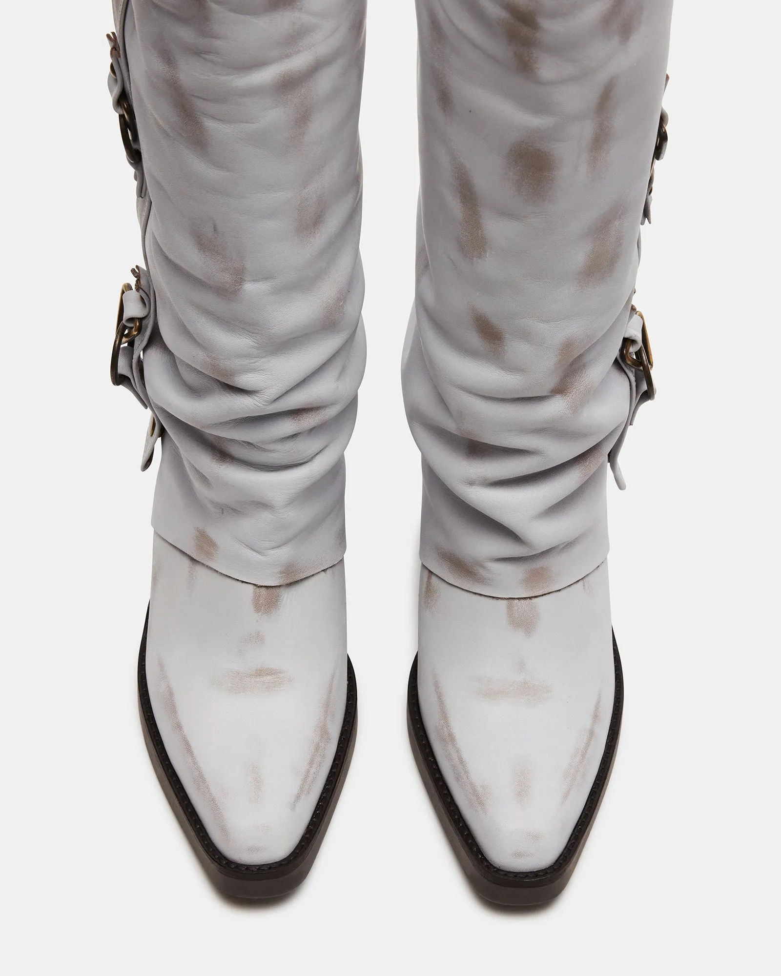 JETT WHITE LEATHER sold by Steve Madden product image thumbnail 4