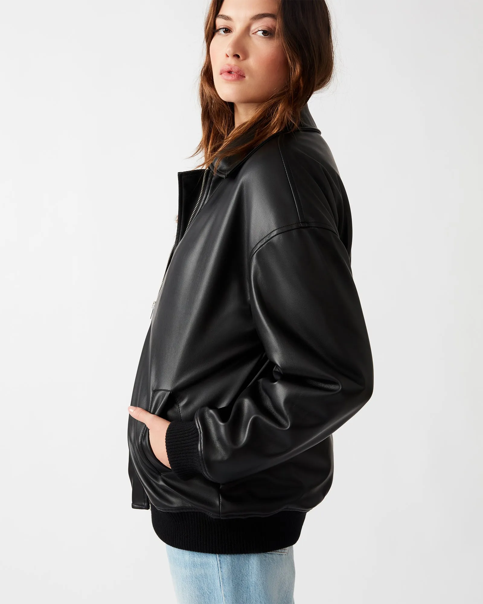 FIORELLA JACKET BLACK sold by Steve Madden product image thumbnail 2