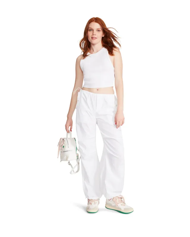 PIA PARACHUTE PANT WHITE sold by Steve Madden