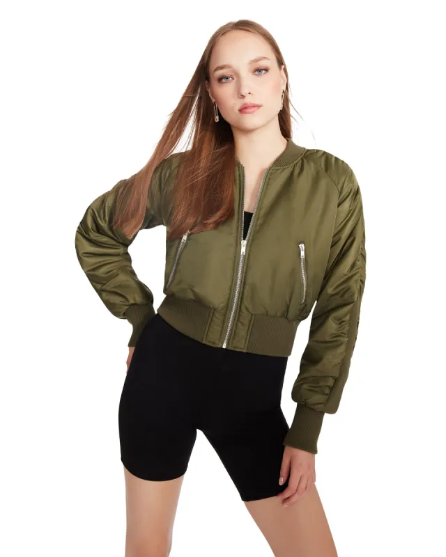 EVA JACKET OLIVE sold by Steve Madden