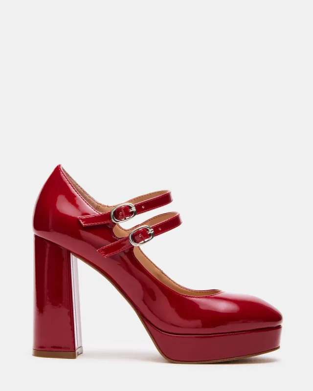 TIARA RED PATENT sold by Steve Madden