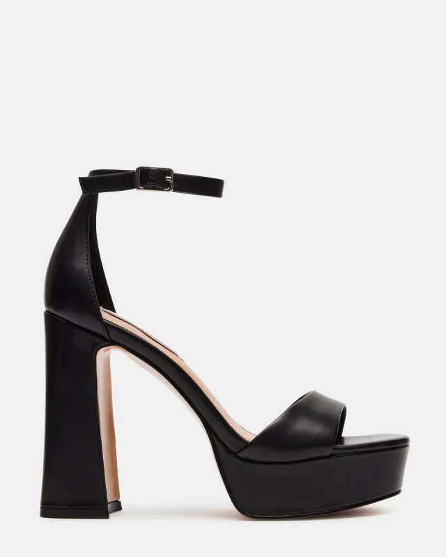 ARIANNA BLACK LEATHER sold by Steve Madden