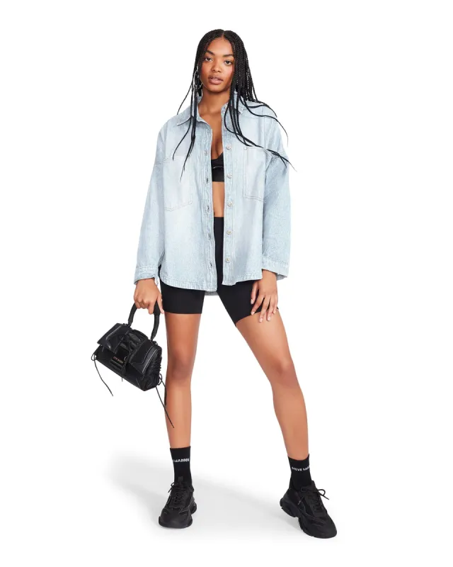 CASSIE TOP DENIM FABRIC sold by Steve Madden