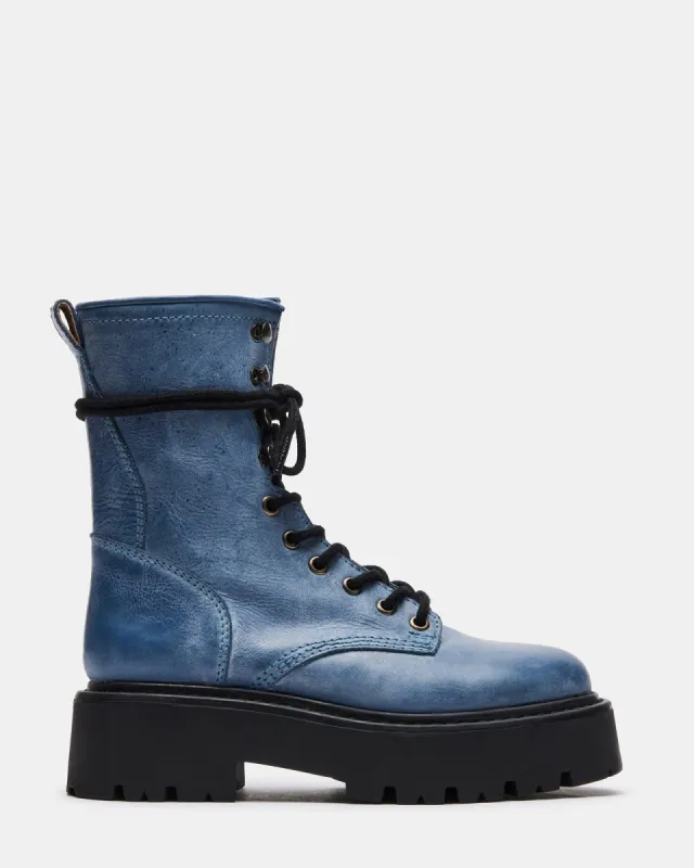 ROWEN BLUE LEATHER sold by Steve Madden