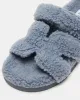 MAYVEN FAUX SHEARLING BLUE sold by Steve Madden