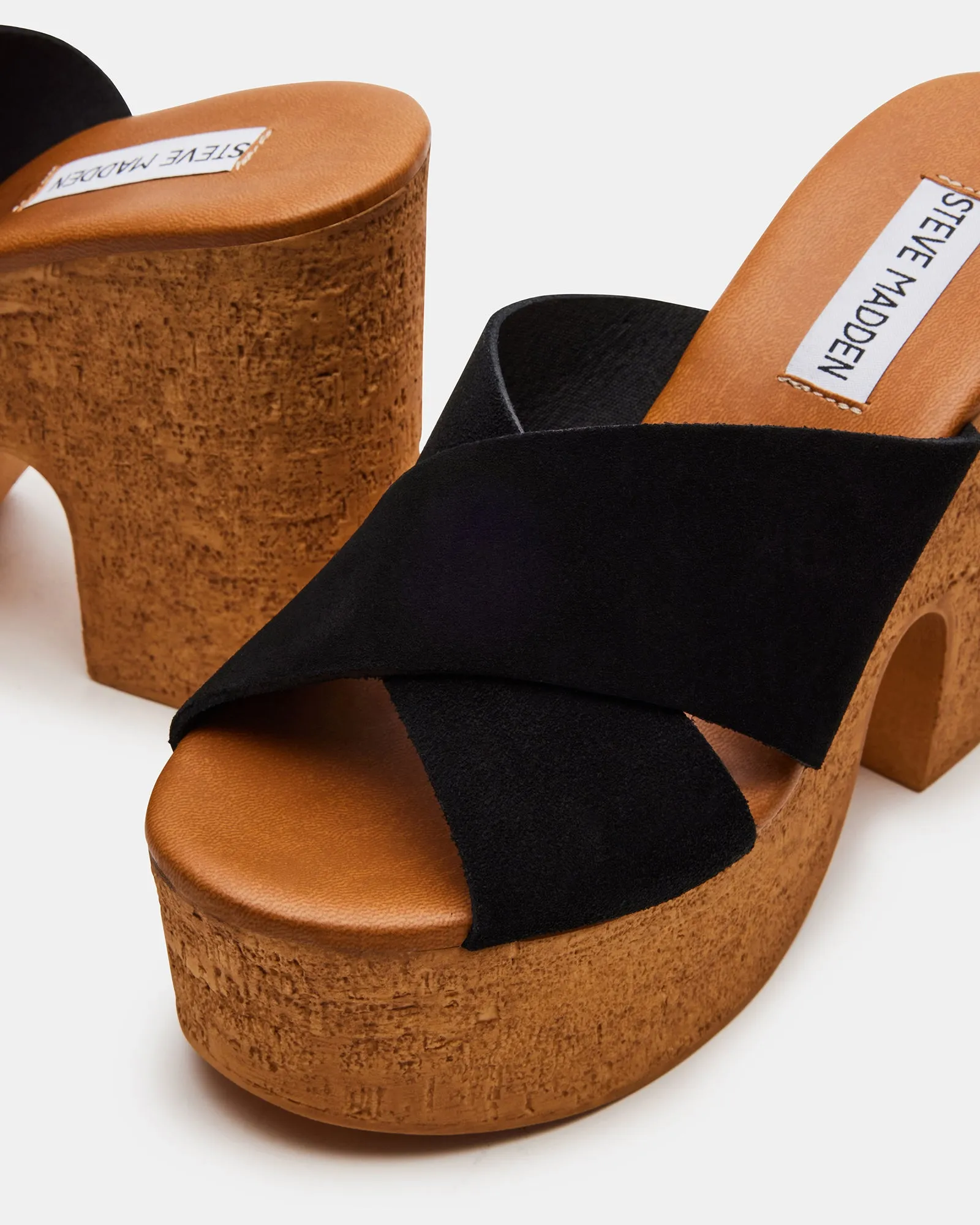 SAFFRON BLACK SUEDE sold by Steve Madden product image thumbnail 3