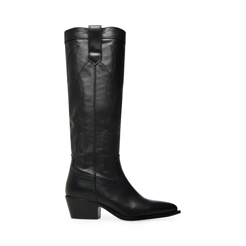 FRAYDA BLACK LEATHER - SM REBOOTED sold by Steve Madden