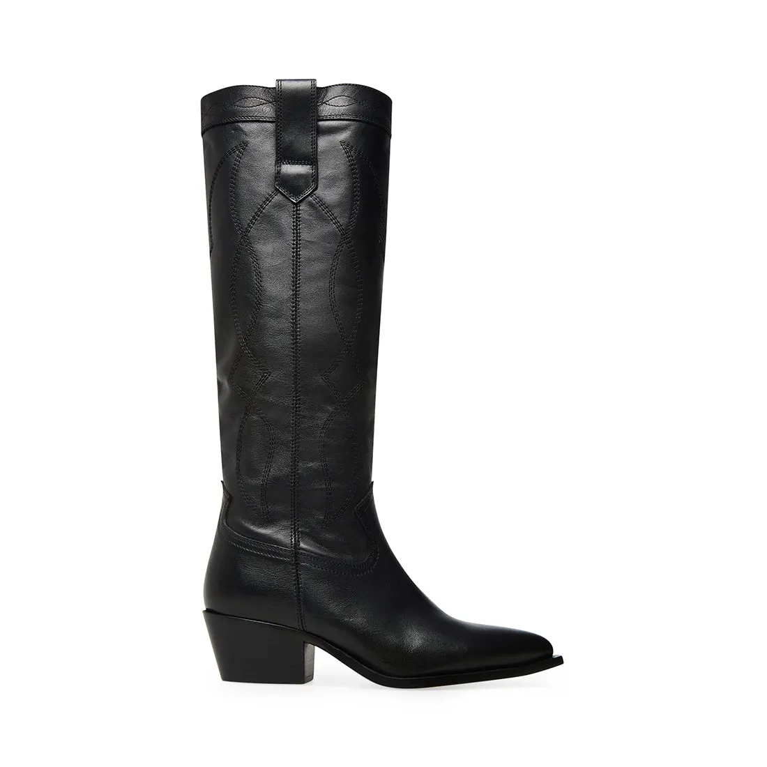 FRAYDA BLACK LEATHER - SM REBOOTED sold by Steve Madden