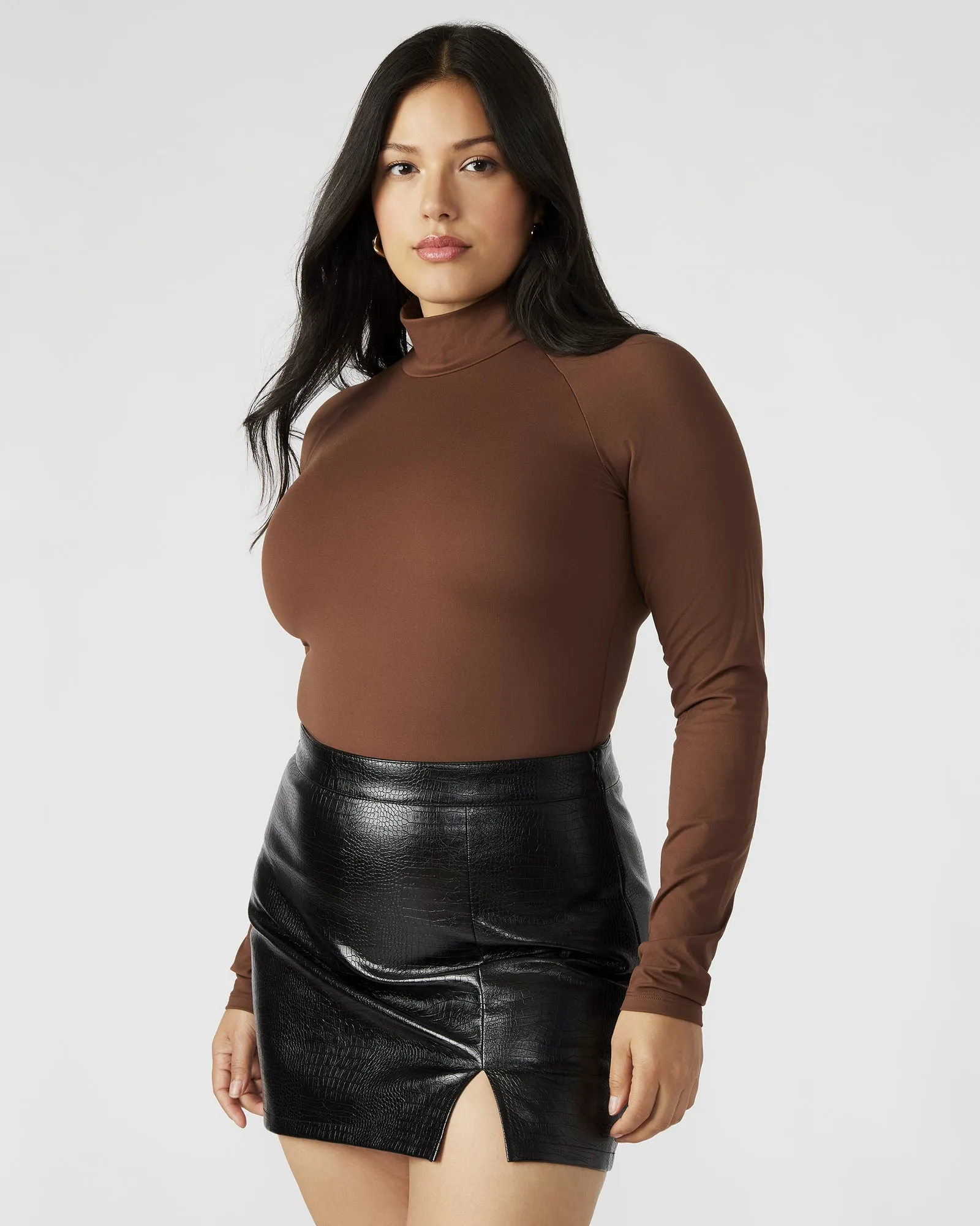 NELLE BODYSUIT BROWN sold by Steve Madden