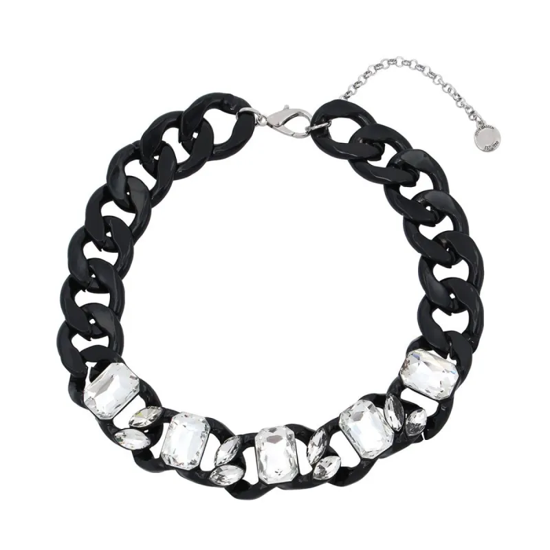 STONE STATEMENT COLLAR BLACK sold by Steve Madden