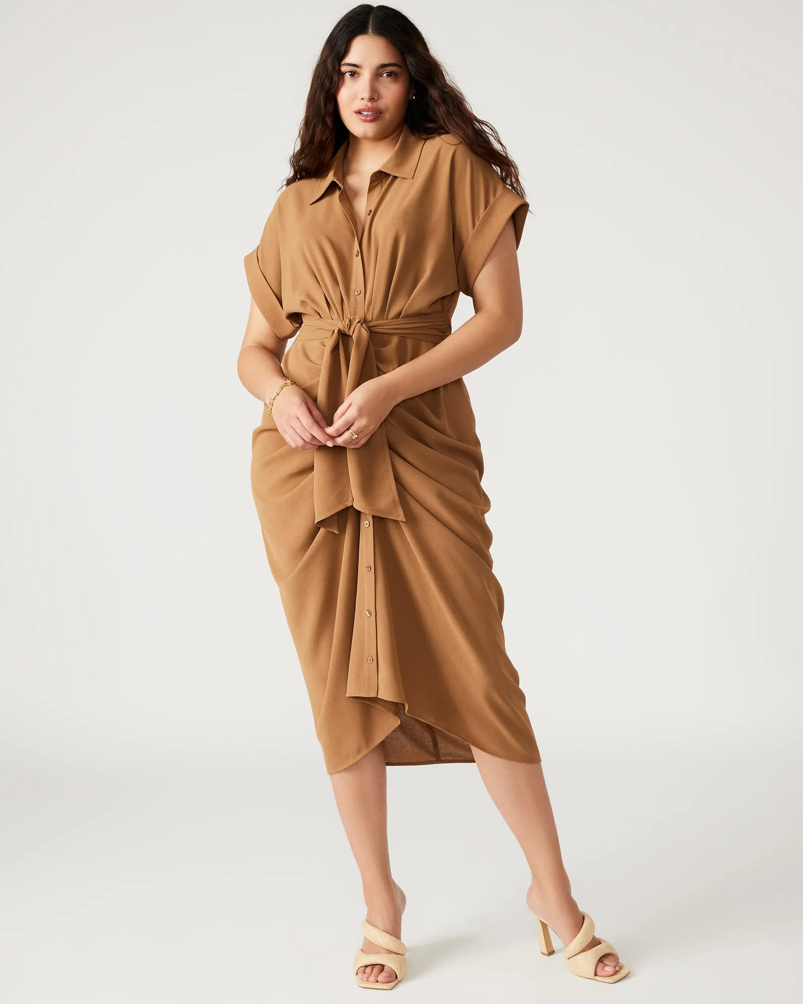 TORI KNIT DRESS BEIGE sold by Steve Madden