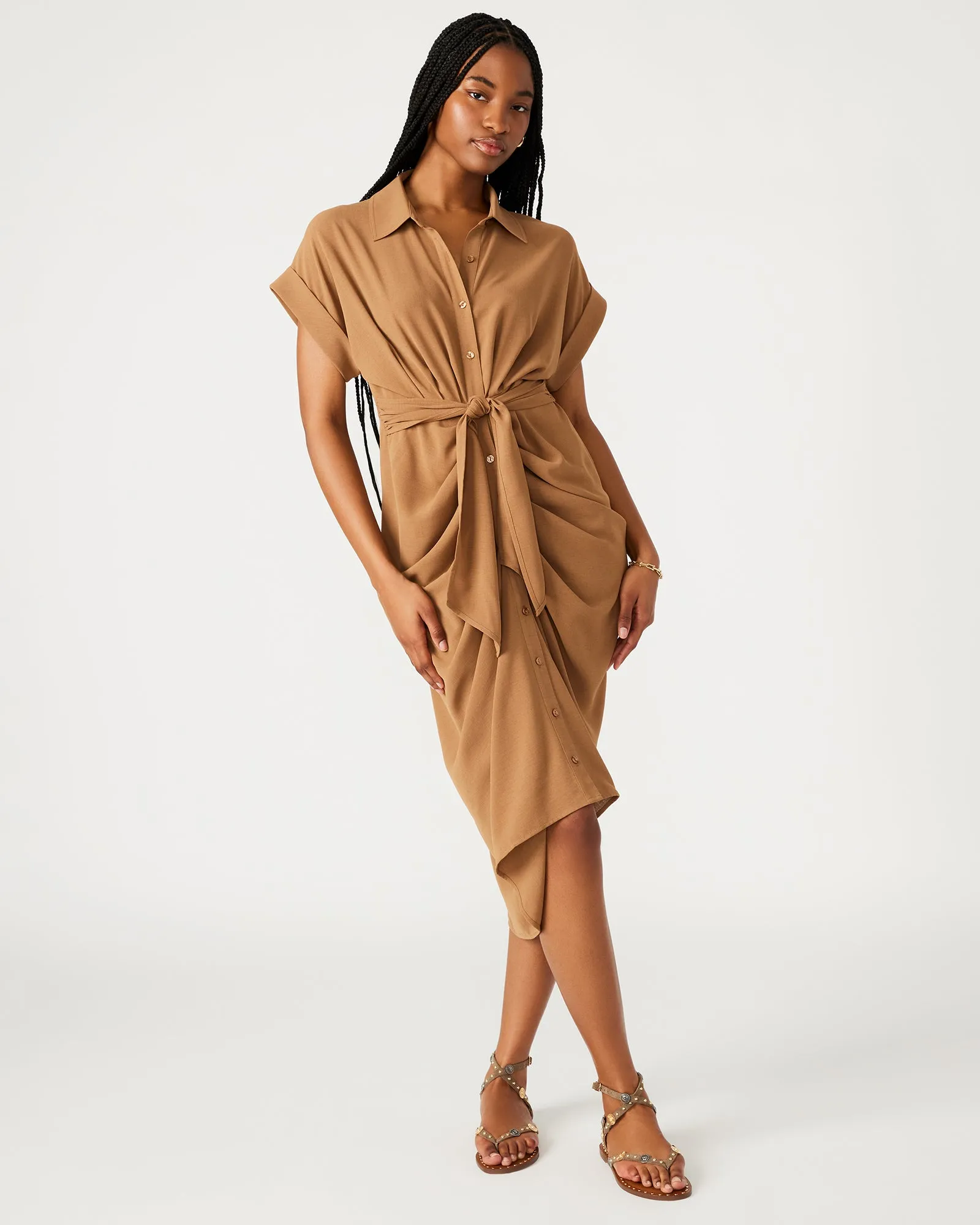 TORI KNIT DRESS BEIGE sold by Steve Madden product image thumbnail 2