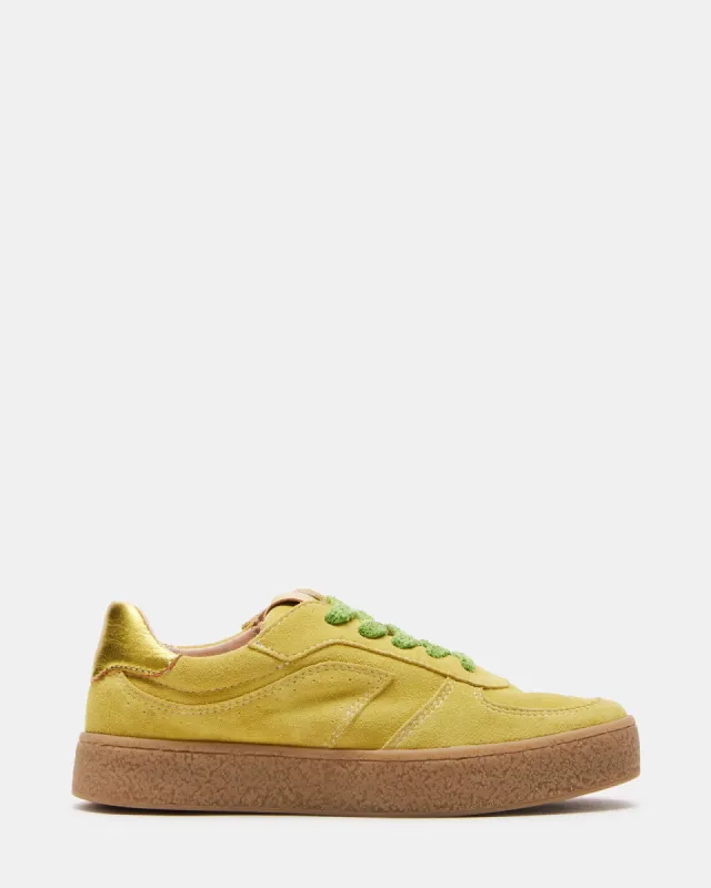 BRAYAN YELLOW SUEDE sold by Steve Madden