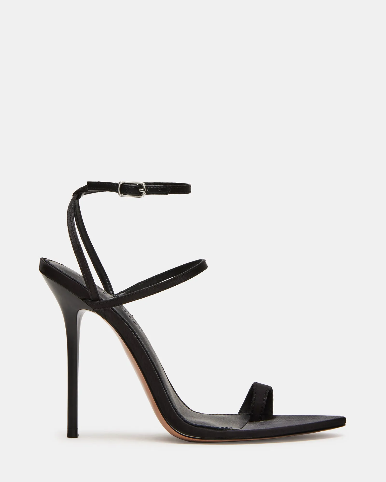 SCORPIO BLACK SATIN sold by Steve Madden