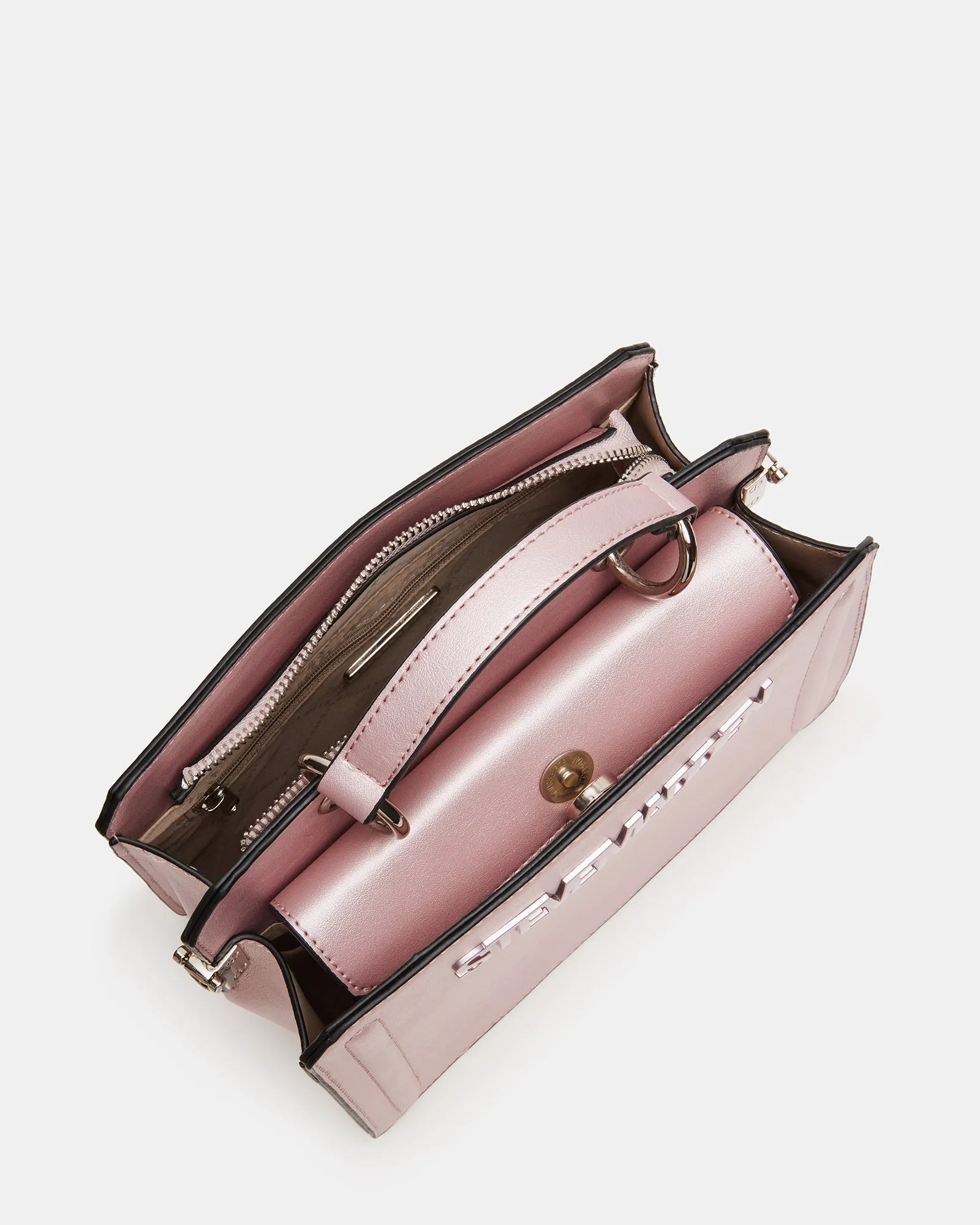 EVELYN BAG PINK METALLIC sold by Steve Madden product image thumbnail 4