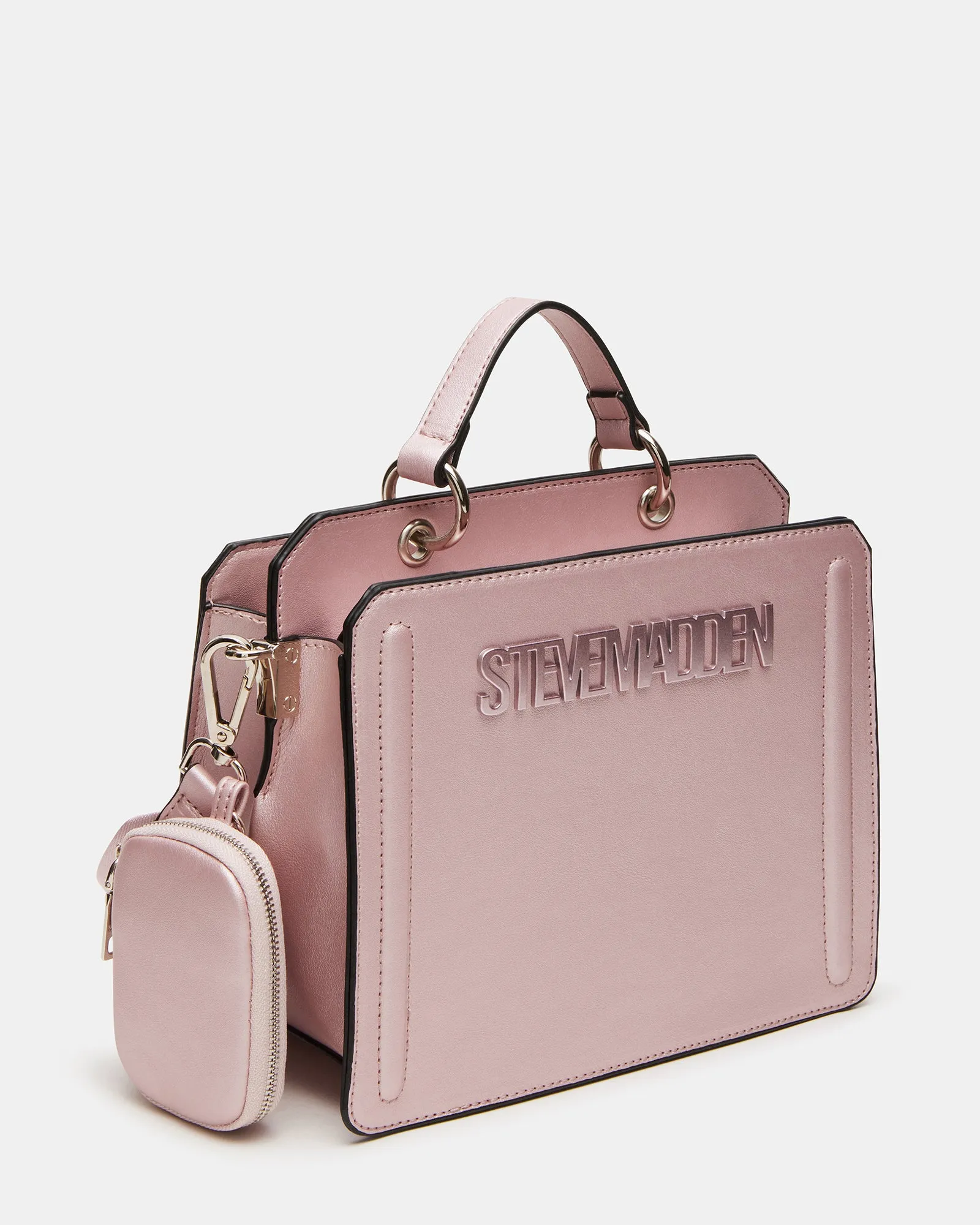 EVELYN BAG PINK METALLIC sold by Steve Madden product image thumbnail 3