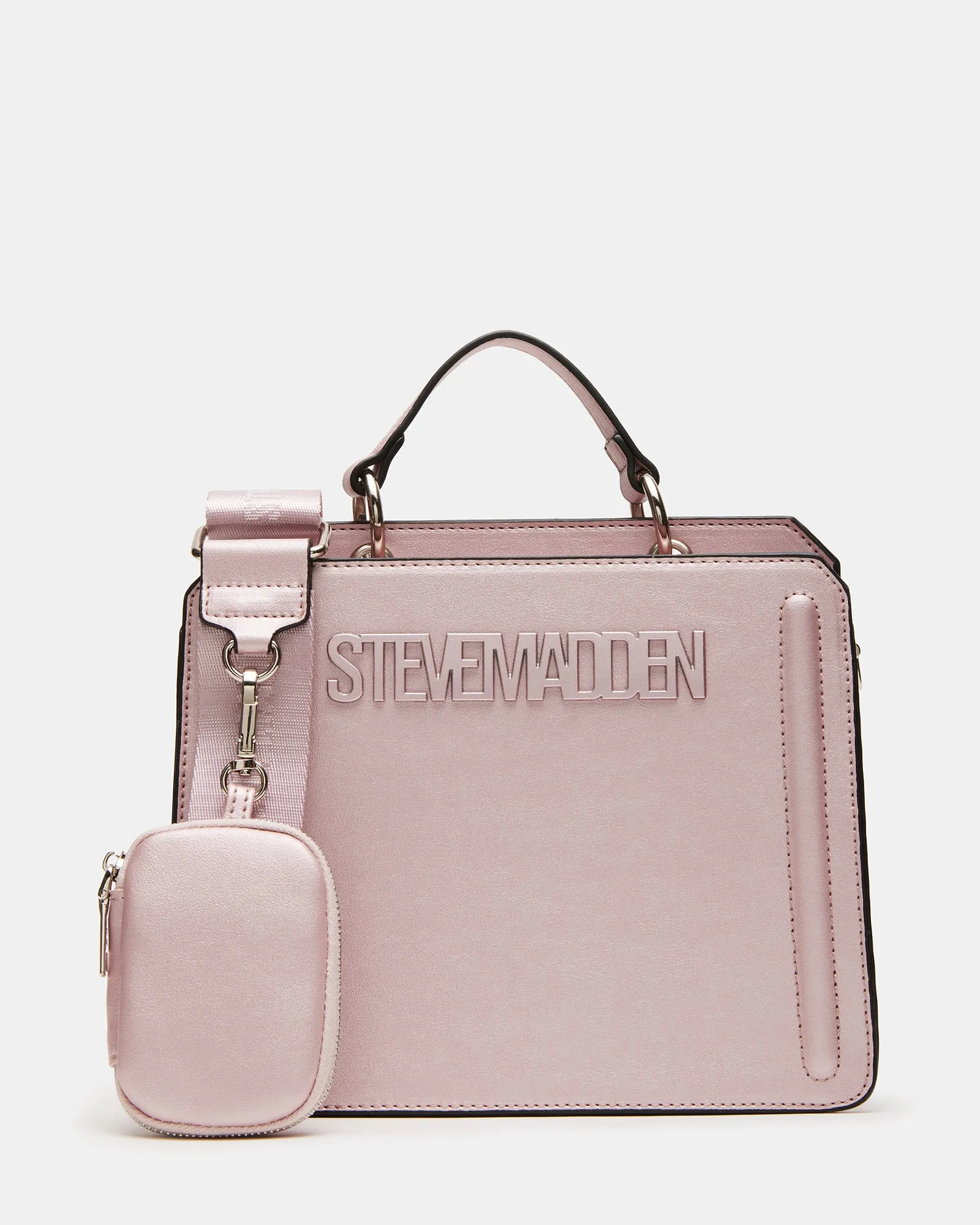 EVELYN BAG PINK METALLIC sold by Steve Madden