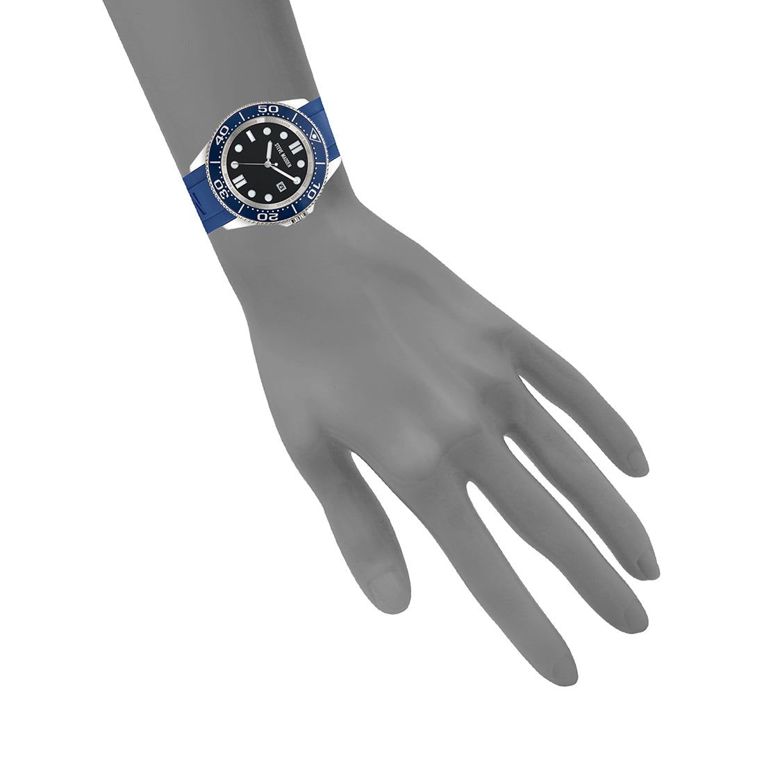 RUBBERIZED ENAMEL CASE WATCH BLUE sold by Steve Madden product image thumbnail 4