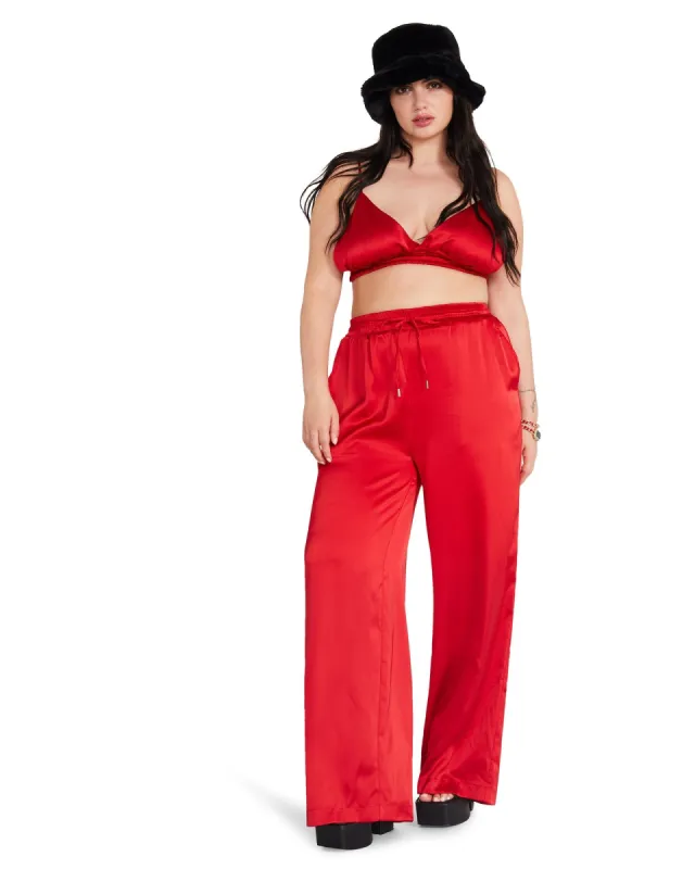 DORIAN PANT RED sold by Steve Madden