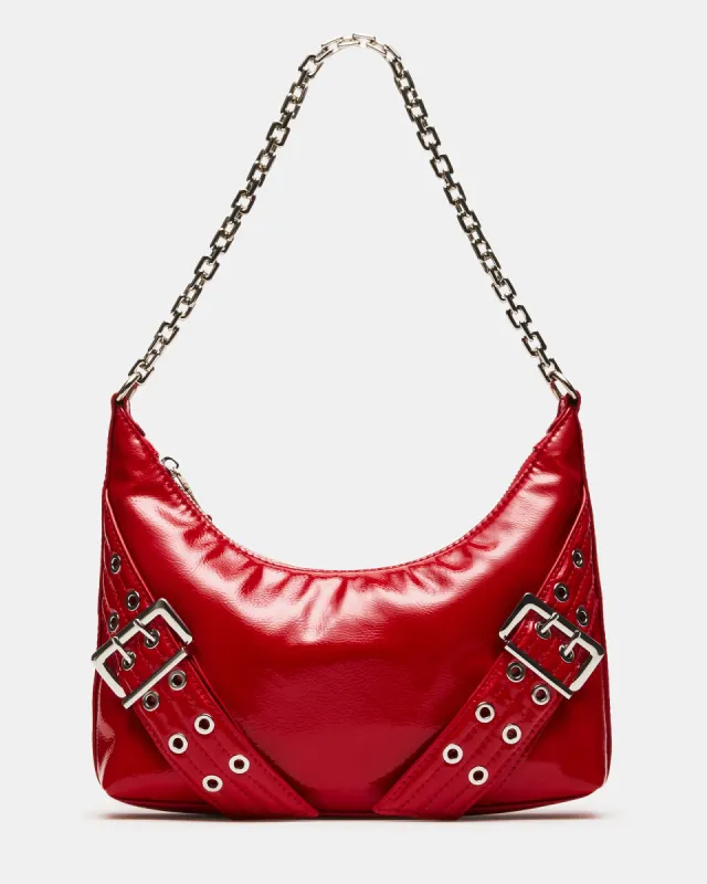 GRAYA BAG RED PATENT sold by Steve Madden