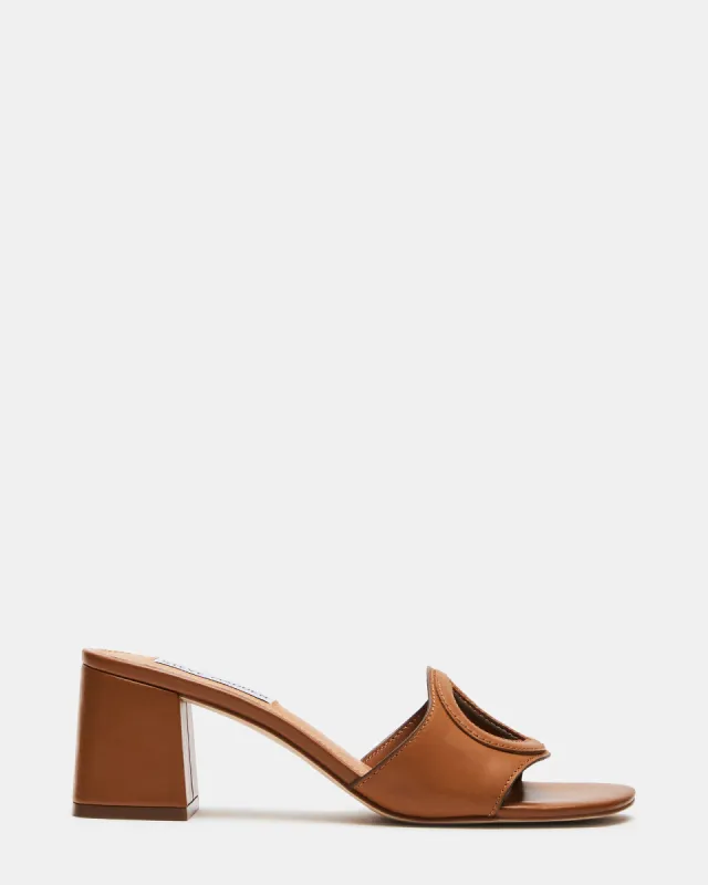 BREVITY COGNAC LEATHER sold by Steve Madden