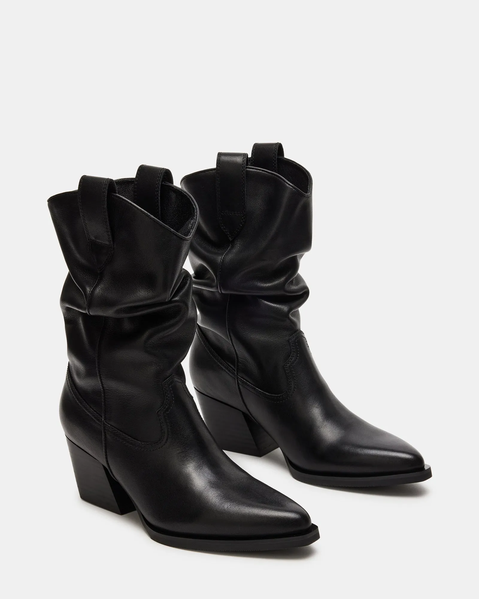 TAOS BLACK LEATHER sold by Steve Madden product image thumbnail 2