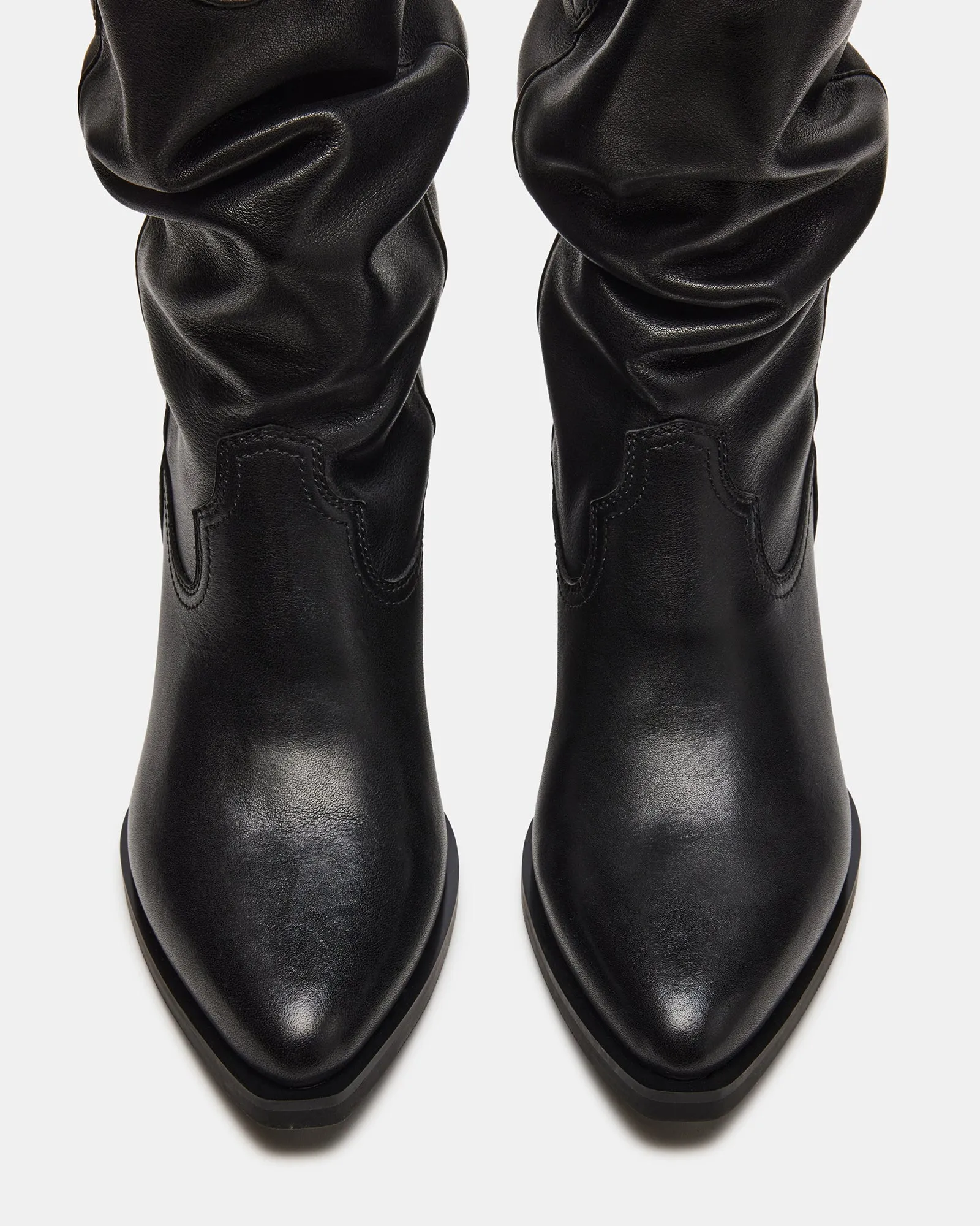 TAOS BLACK LEATHER sold by Steve Madden product image thumbnail 3