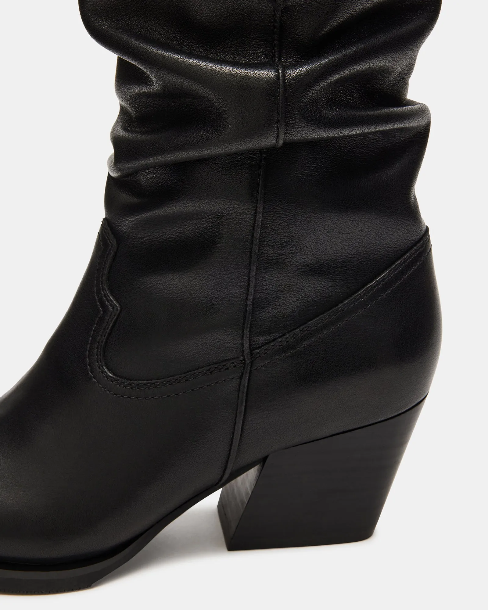 TAOS BLACK LEATHER sold by Steve Madden product image thumbnail 4