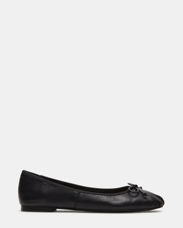 ANNALISE BLACK LEATHER sold by Steve Madden
