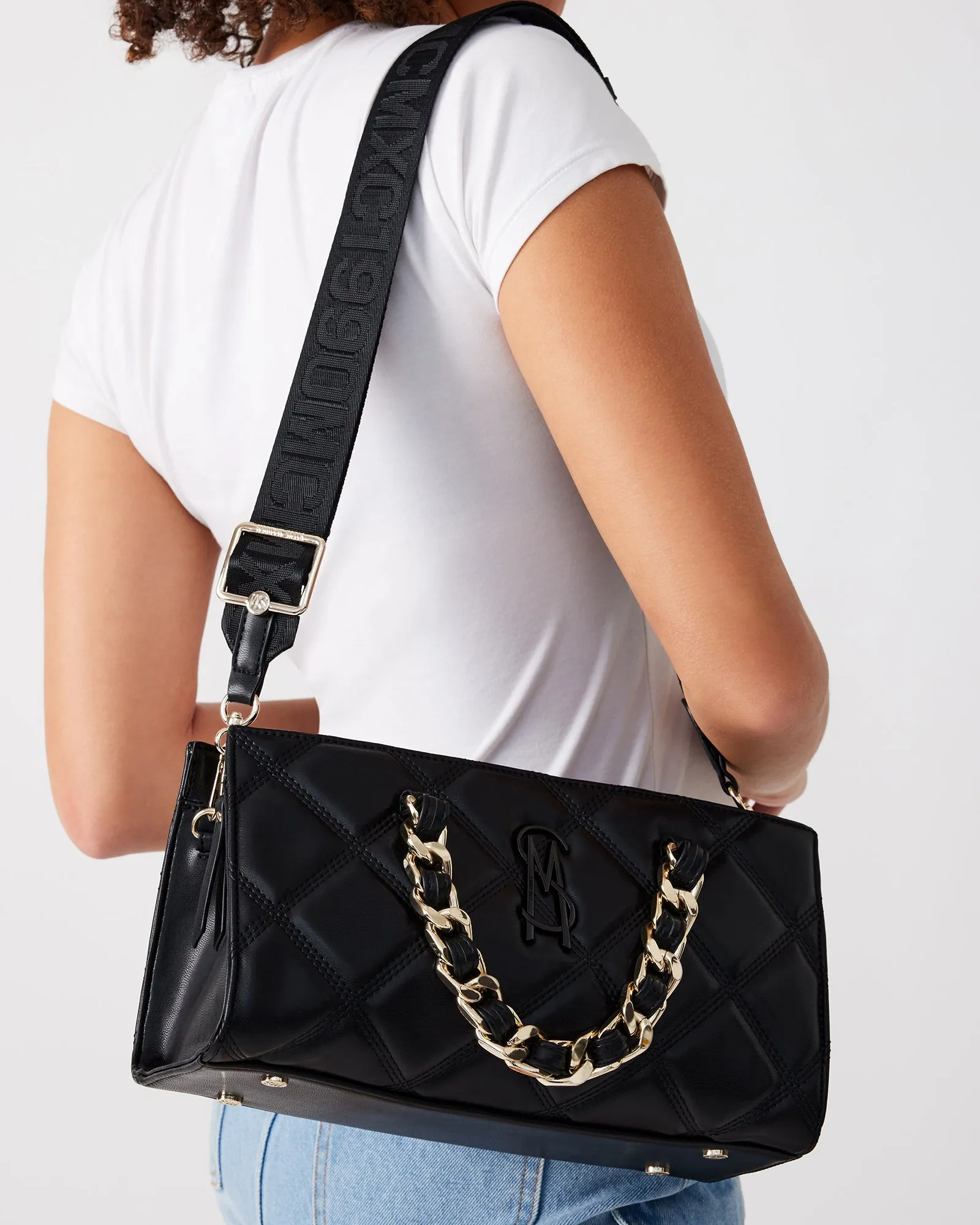 LIZAA BAG BLACK/GOLD sold by Steve Madden product image thumbnail 2