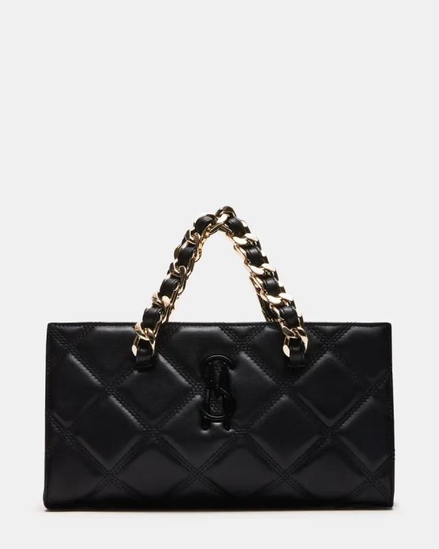 LIZAA BAG BLACK/GOLD made by Steve Madden