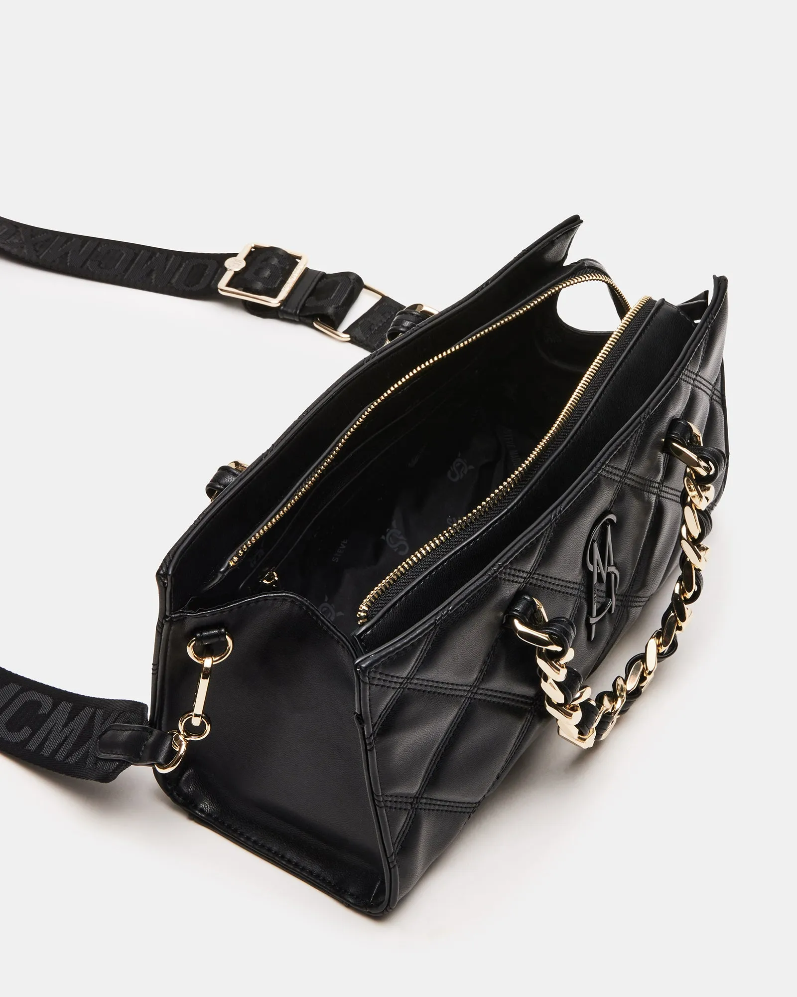 LIZAA BAG BLACK/GOLD sold by Steve Madden product image thumbnail 5