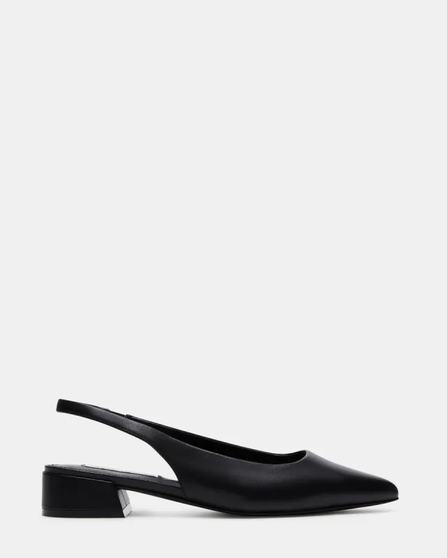 BLAKELY BLACK LEATHER sold by Steve Madden