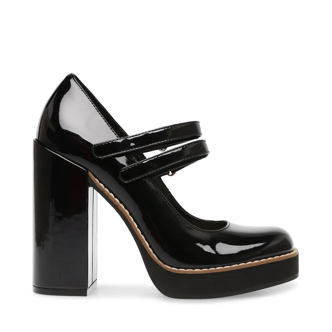 TWICE BLACK PATENT - SM REBOOTED sold by Steve Madden