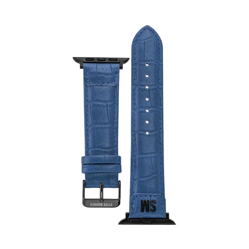 Apple Watch® TEXTURED WATCH BAND BLUE 38-40MM sold by Steve Madden