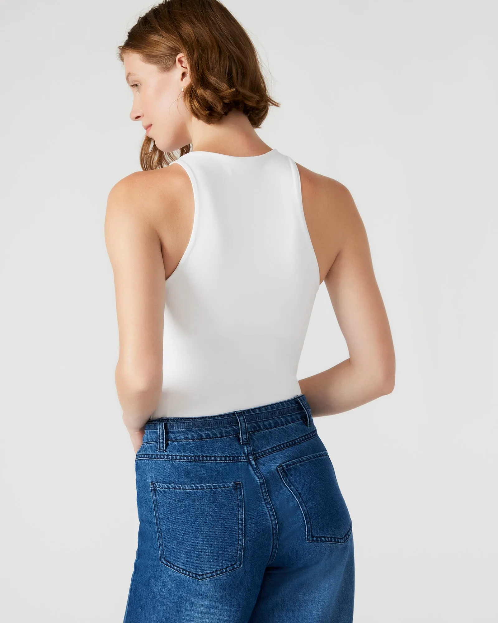 NICO BODYSUIT WHITE sold by Steve Madden product image thumbnail 4