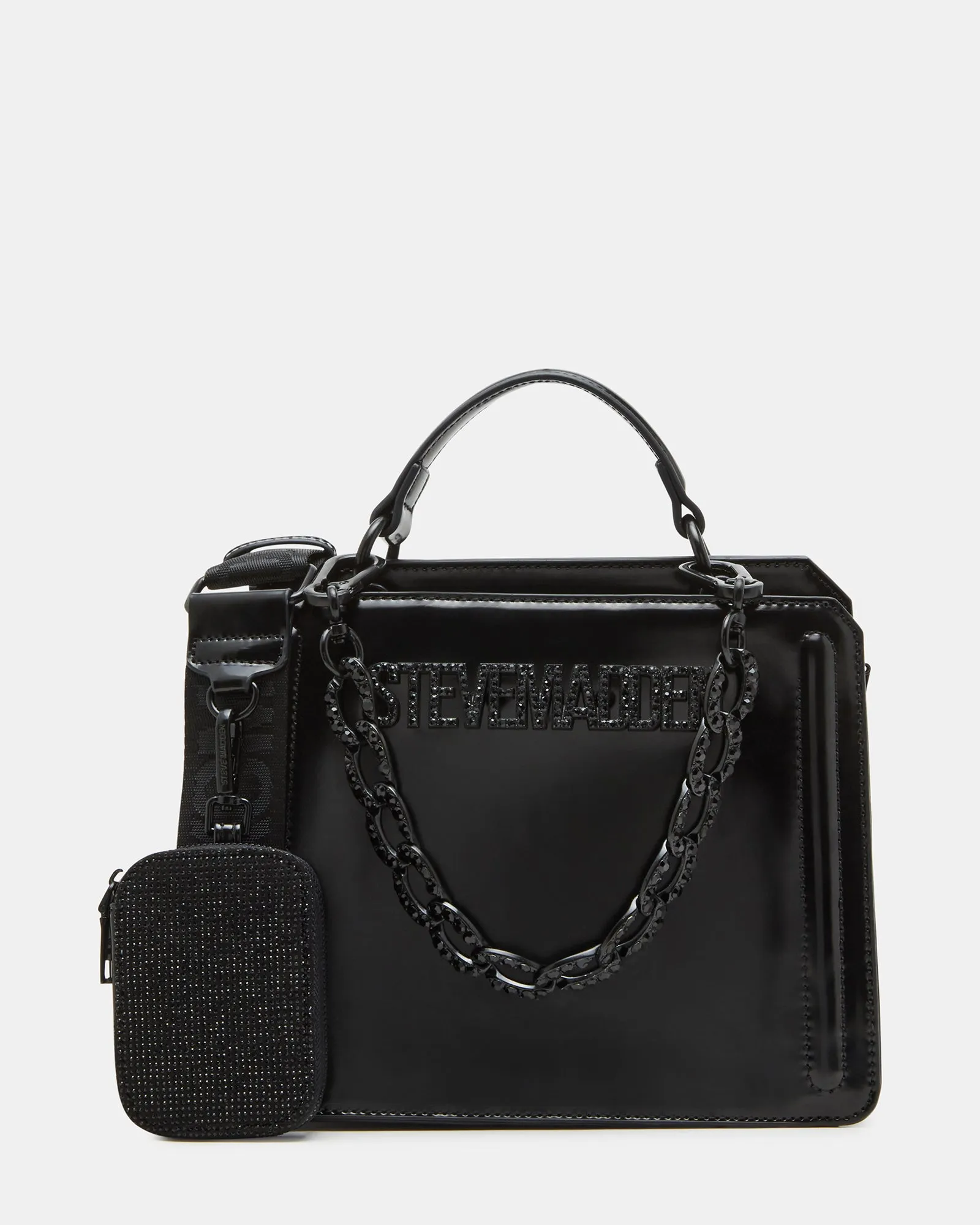 EVELYN BAG BLACK RHINESTONES sold by Steve Madden