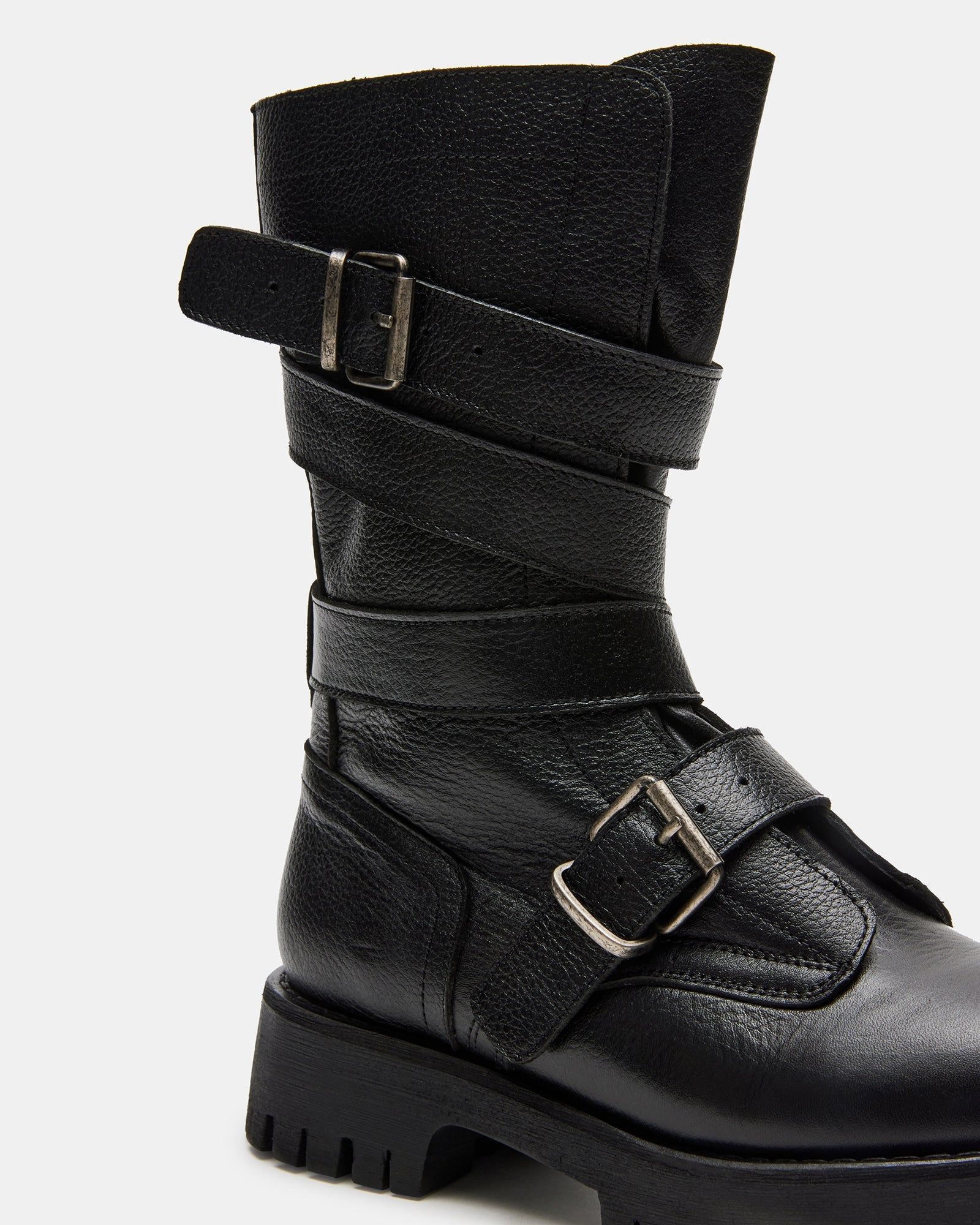 TRENTON BLACK LEATHER - SM REBOOTED sold by Steve Madden product image thumbnail 4