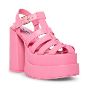 CARLITA PINK LEATHER - SM REBOOTED sold by Steve Madden