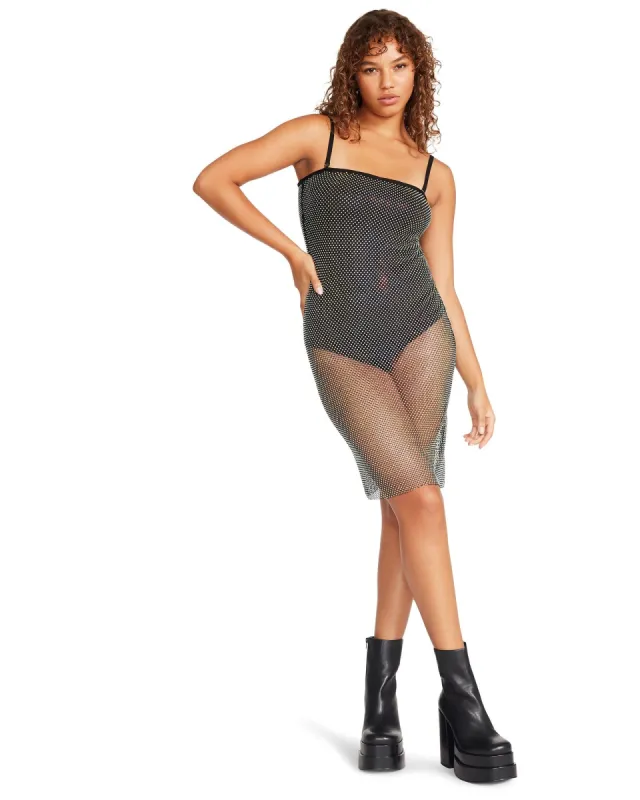 CHARLIZE DRESS BLACK sold by Steve Madden