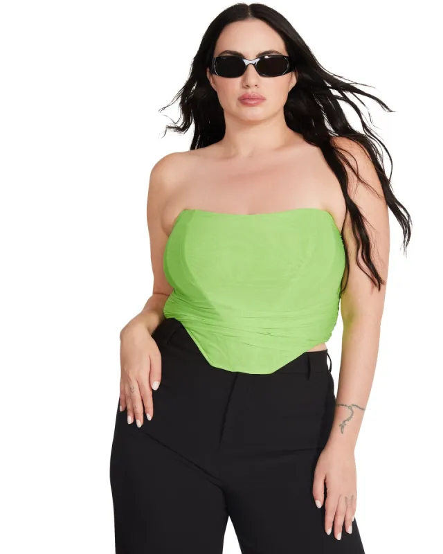 DAHLIA TOP NEON GREEN sold by Steve Madden