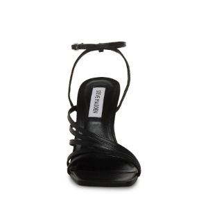 KAMILA BLACK LEATHER sold by Steve Madden