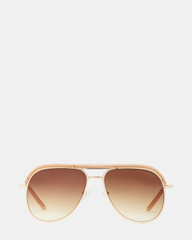 SUNEE SUNGLASSES GOLD made by Steve Madden